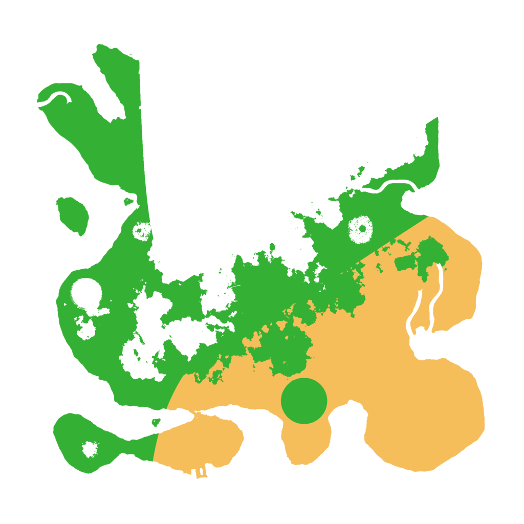 Biome Rust Map: Procedural Map, Size: 3000, Seed: 1318681620