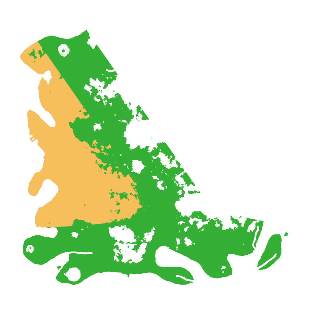 Biome Rust Map: Procedural Map, Size: 4000, Seed: 1992