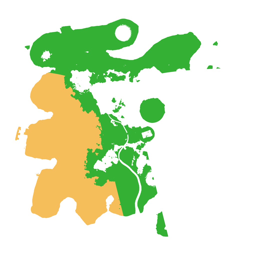 Biome Rust Map: Procedural Map, Size: 2800, Seed: 1620677053