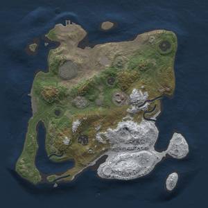 Thumbnail Rust Map: Procedural Map, Size: 2800, Seed: 3100, 13 Monuments