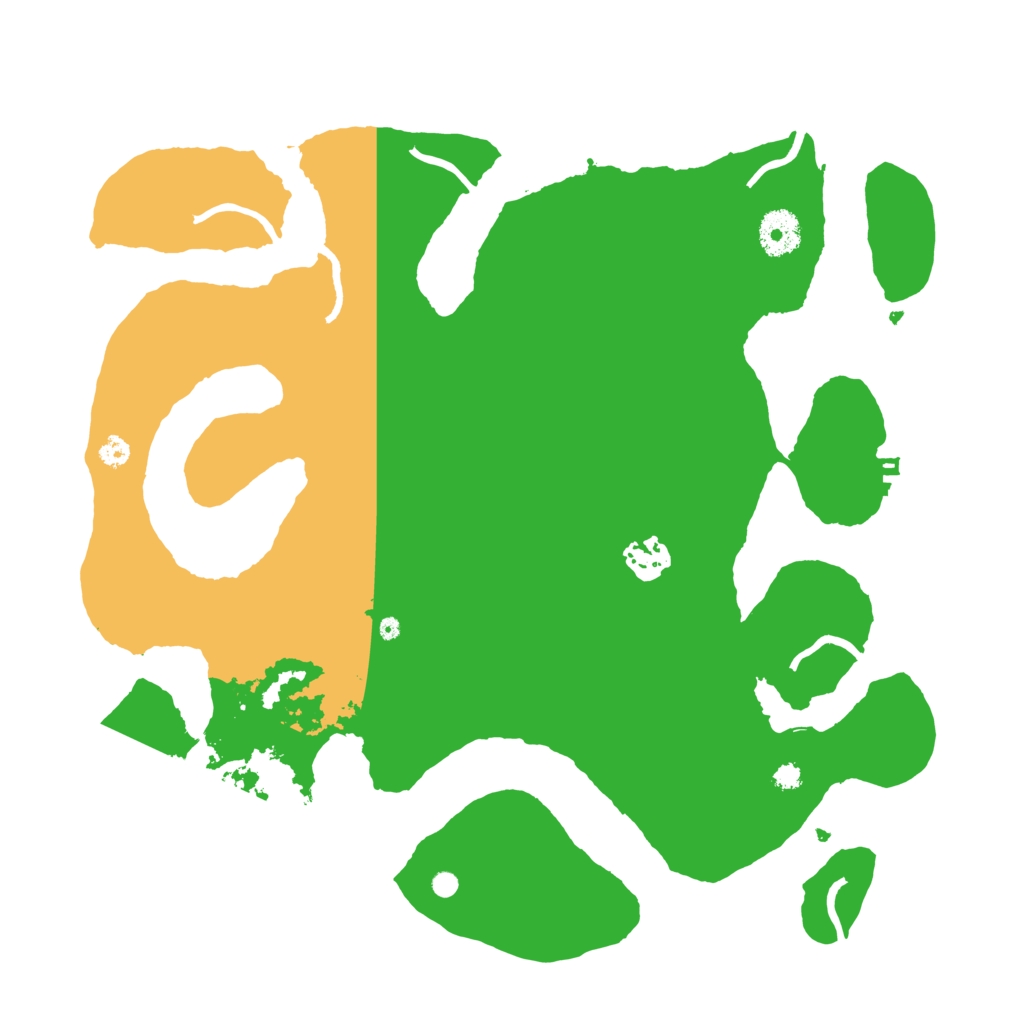 Biome Rust Map: Procedural Map, Size: 3500, Seed: 70000