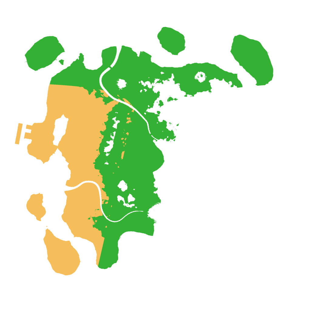 Biome Rust Map: Procedural Map, Size: 3000, Seed: 469159674