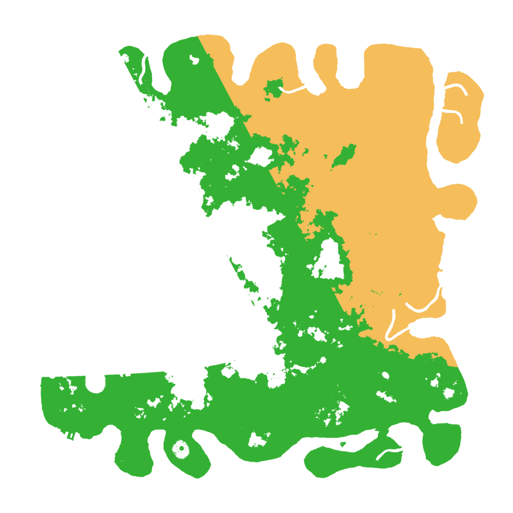 Biome Rust Map: Procedural Map, Size: 4500, Seed: 204