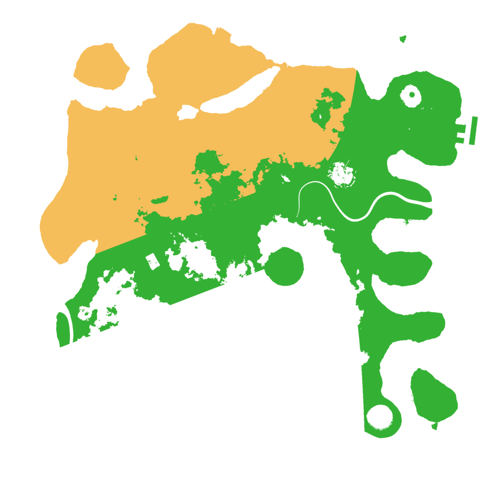 Biome Rust Map: Procedural Map, Size: 3550, Seed: 228669