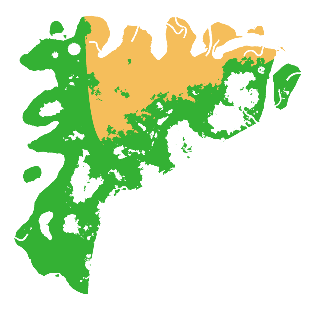 Biome Rust Map: Procedural Map, Size: 4500, Seed: 1152303575