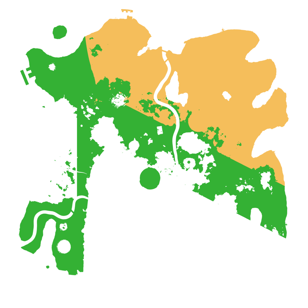 Biome Rust Map: Procedural Map, Size: 4000, Seed: 51021
