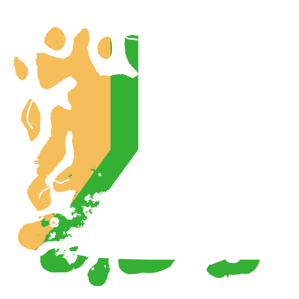 Biome Rust Map: Procedural Map, Size: 4500, Seed: 5233110