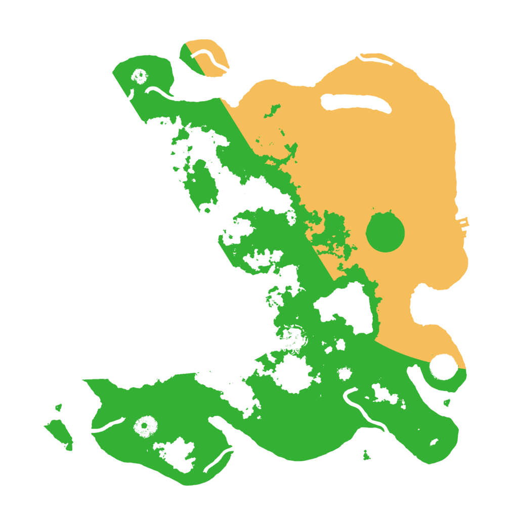 Biome Rust Map: Procedural Map, Size: 3550, Seed: 216227