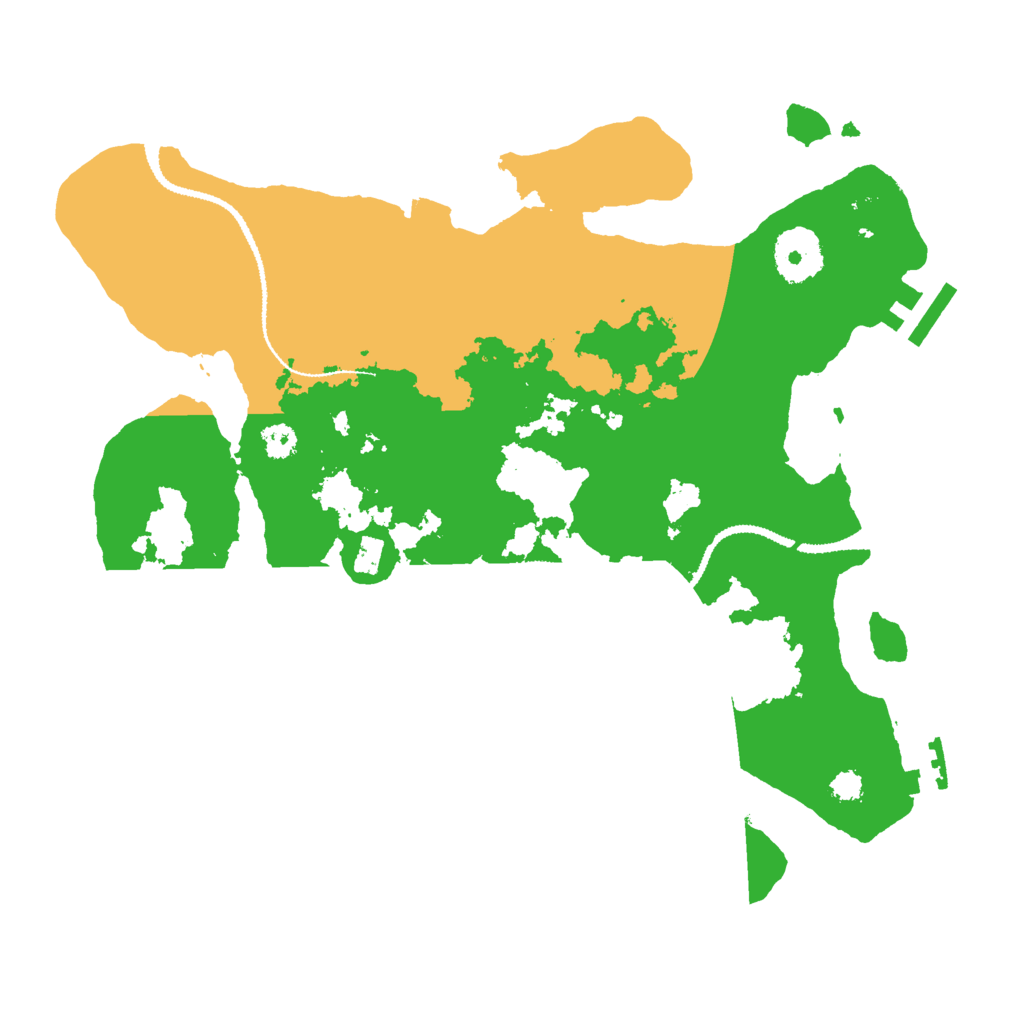 Biome Rust Map: Procedural Map, Size: 3000, Seed: 1030339516