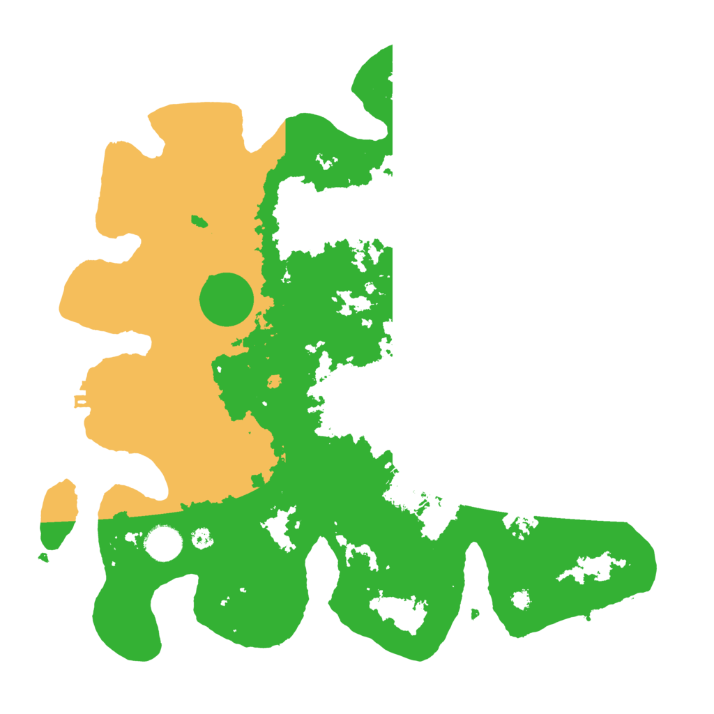 Biome Rust Map: Procedural Map, Size: 3500, Seed: 398979