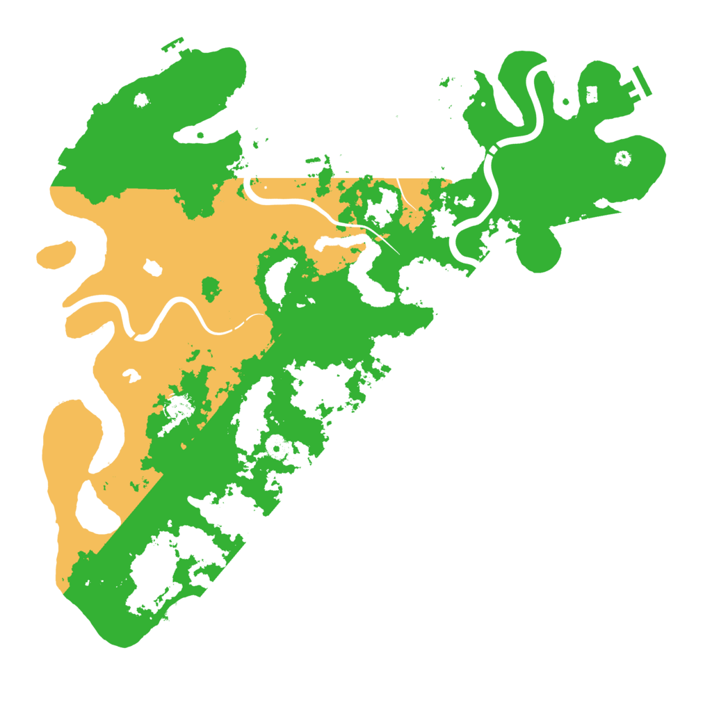 Biome Rust Map: Procedural Map, Size: 4500, Seed: 858624