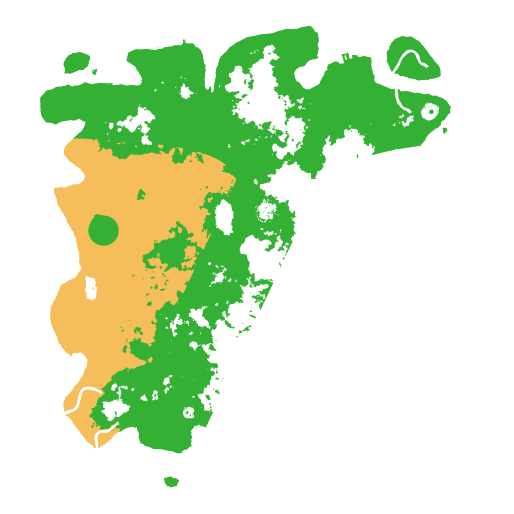 Biome Rust Map: Procedural Map, Size: 4500, Seed: 1539491