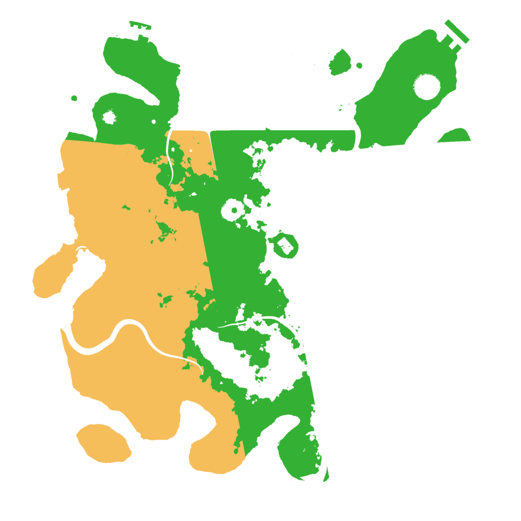 Biome Rust Map: Procedural Map, Size: 3550, Seed: 844181