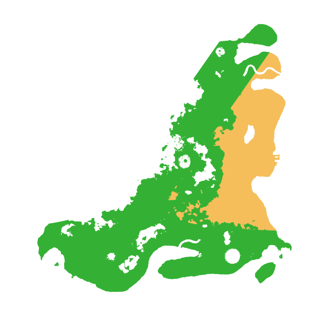 Biome Rust Map: Procedural Map, Size: 3700, Seed: 324461206