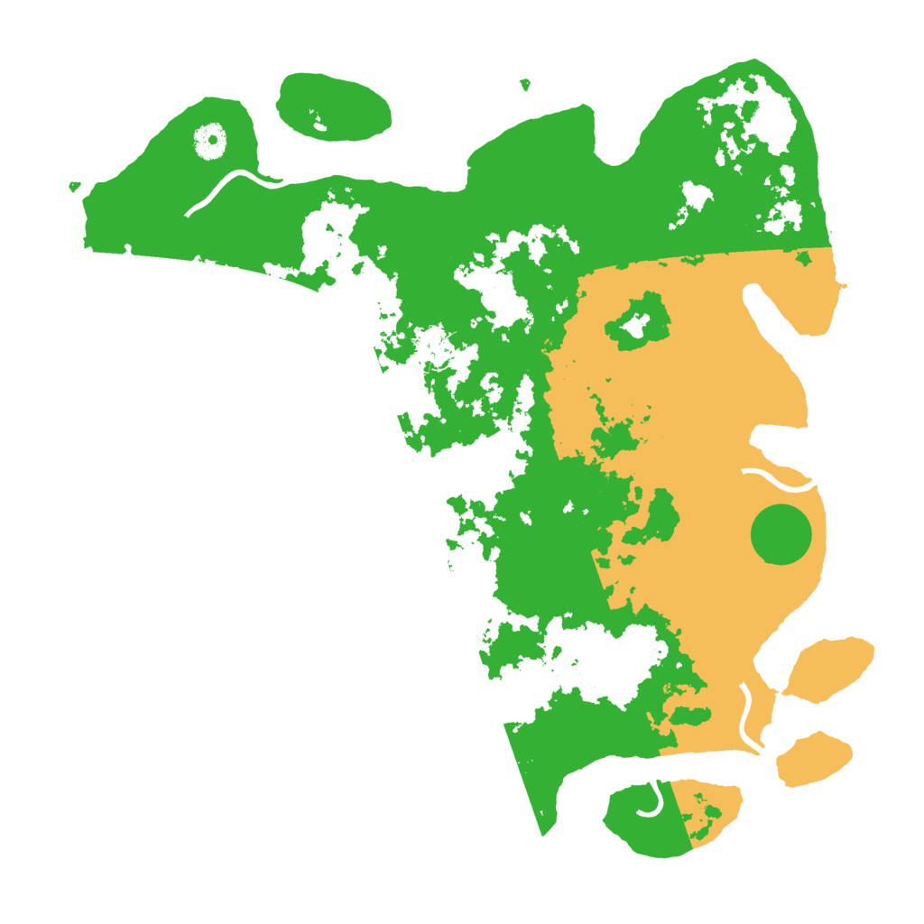 Biome Rust Map: Procedural Map, Size: 4000, Seed: 19748