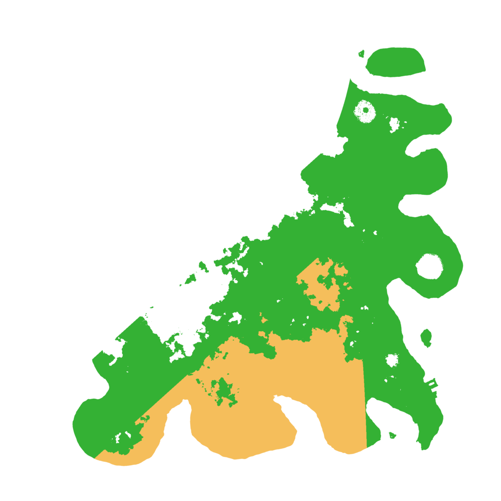Biome Rust Map: Procedural Map, Size: 3550, Seed: 173058