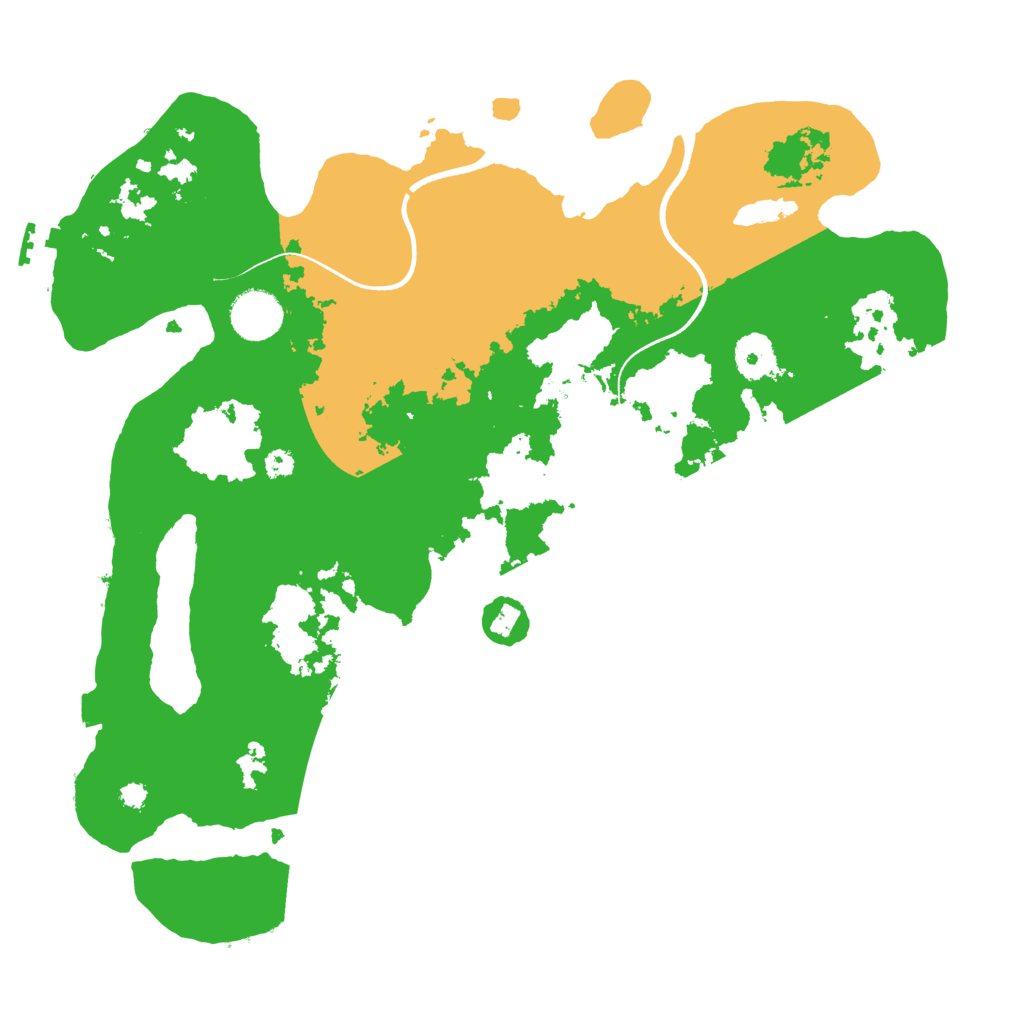 Biome Rust Map: Procedural Map, Size: 3550, Seed: 245755