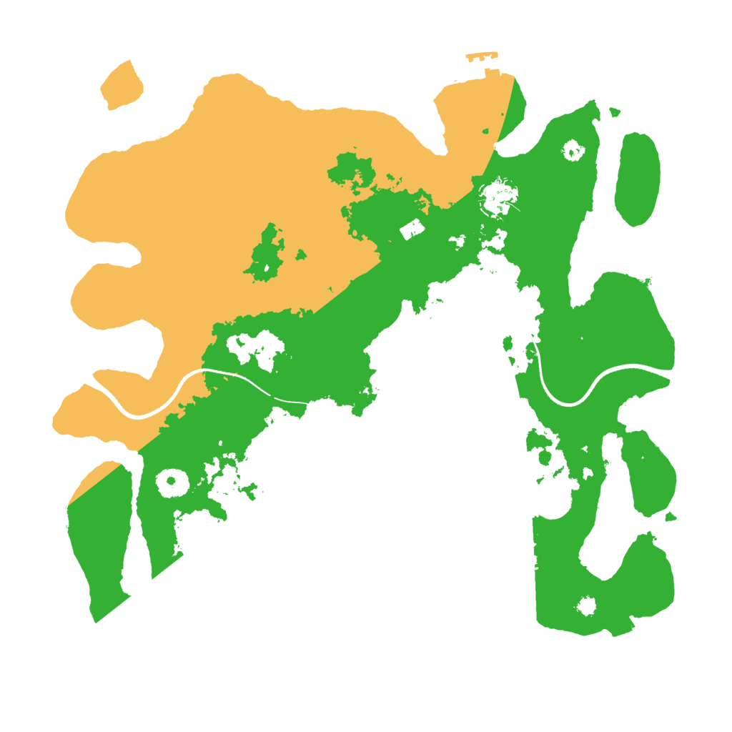 Biome Rust Map: Procedural Map, Size: 3500, Seed: 1122258859