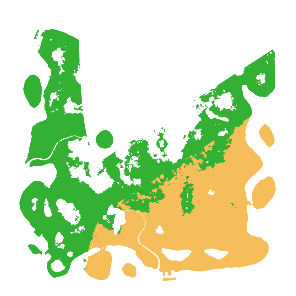 Biome Rust Map: Procedural Map, Size: 4500, Seed: 5300184