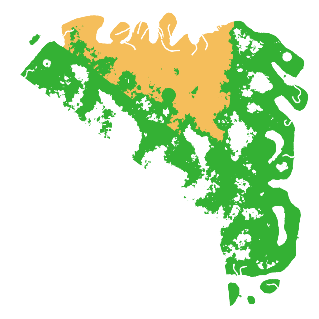 Biome Rust Map: Procedural Map, Size: 6000, Seed: 113136