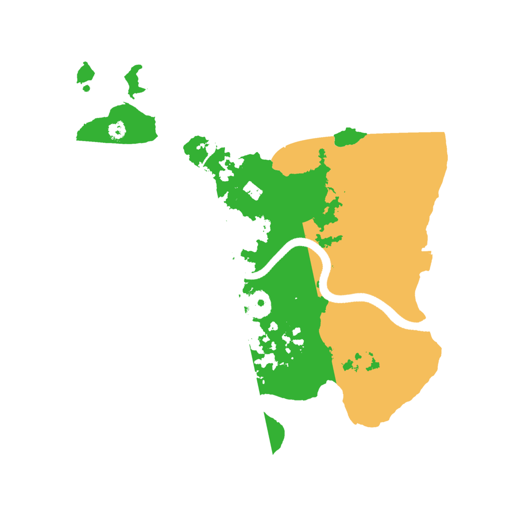 Biome Rust Map: Procedural Map, Size: 3000, Seed: 9853