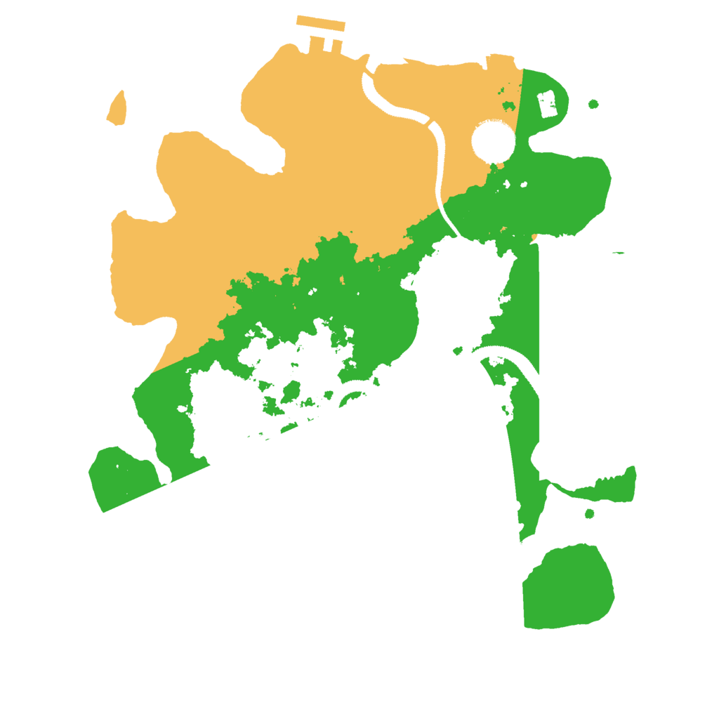 Biome Rust Map: Procedural Map, Size: 3000, Seed: 1213952313