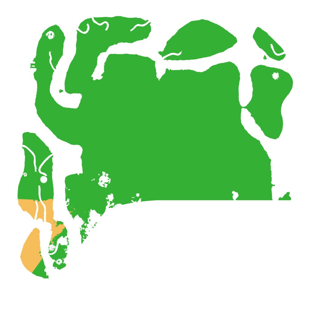 Biome Rust Map: Procedural Map, Size: 4000, Seed: 780611