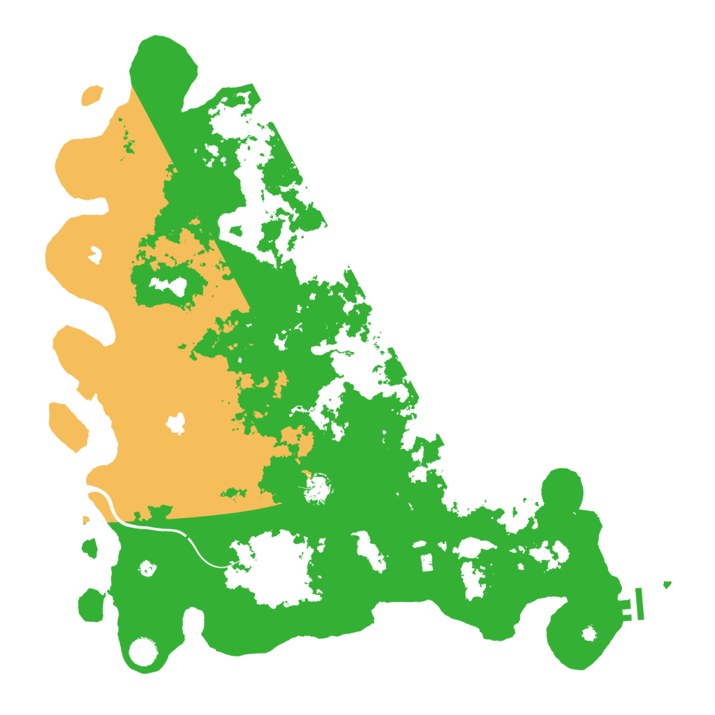 Biome Rust Map: Procedural Map, Size: 4500, Seed: 4891273