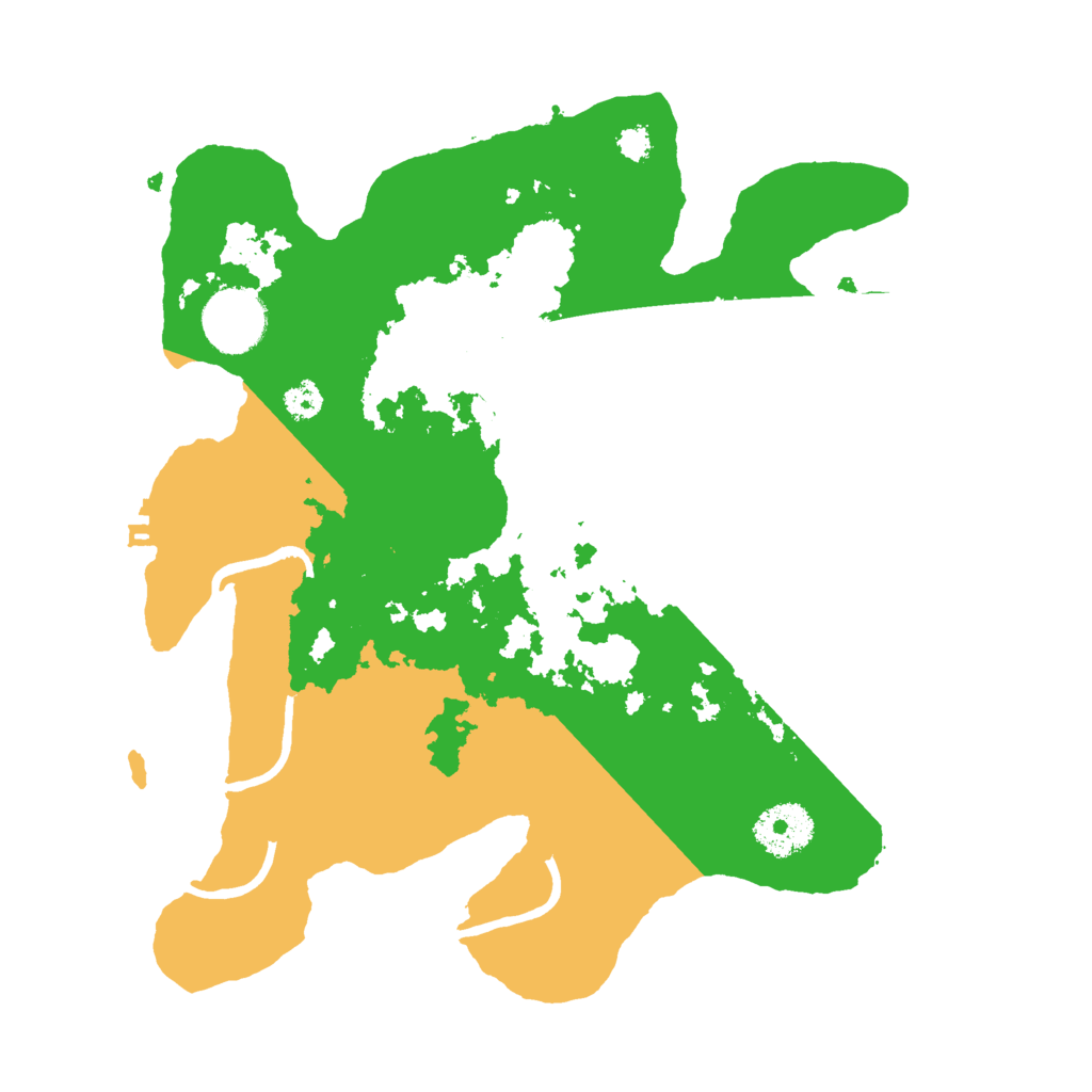 Biome Rust Map: Procedural Map, Size: 3000, Seed: 4236622