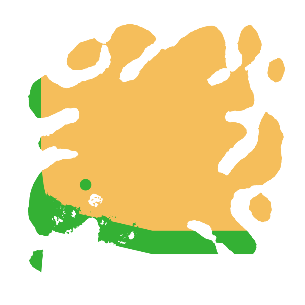 Biome Rust Map: Barren, Size: 3500, Seed: 718394558