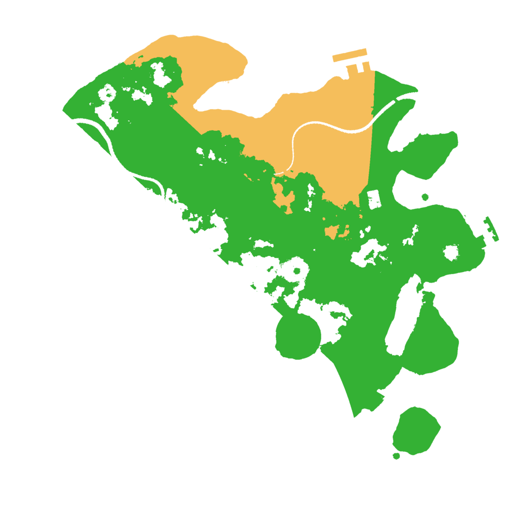 Biome Rust Map: Procedural Map, Size: 3000, Seed: 349577