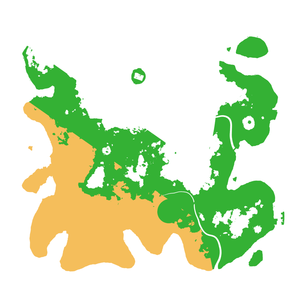 Biome Rust Map: Procedural Map, Size: 3500, Seed: 325588