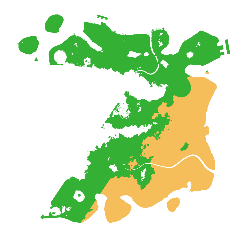 Biome Rust Map: Procedural Map, Size: 3309, Seed: 65000