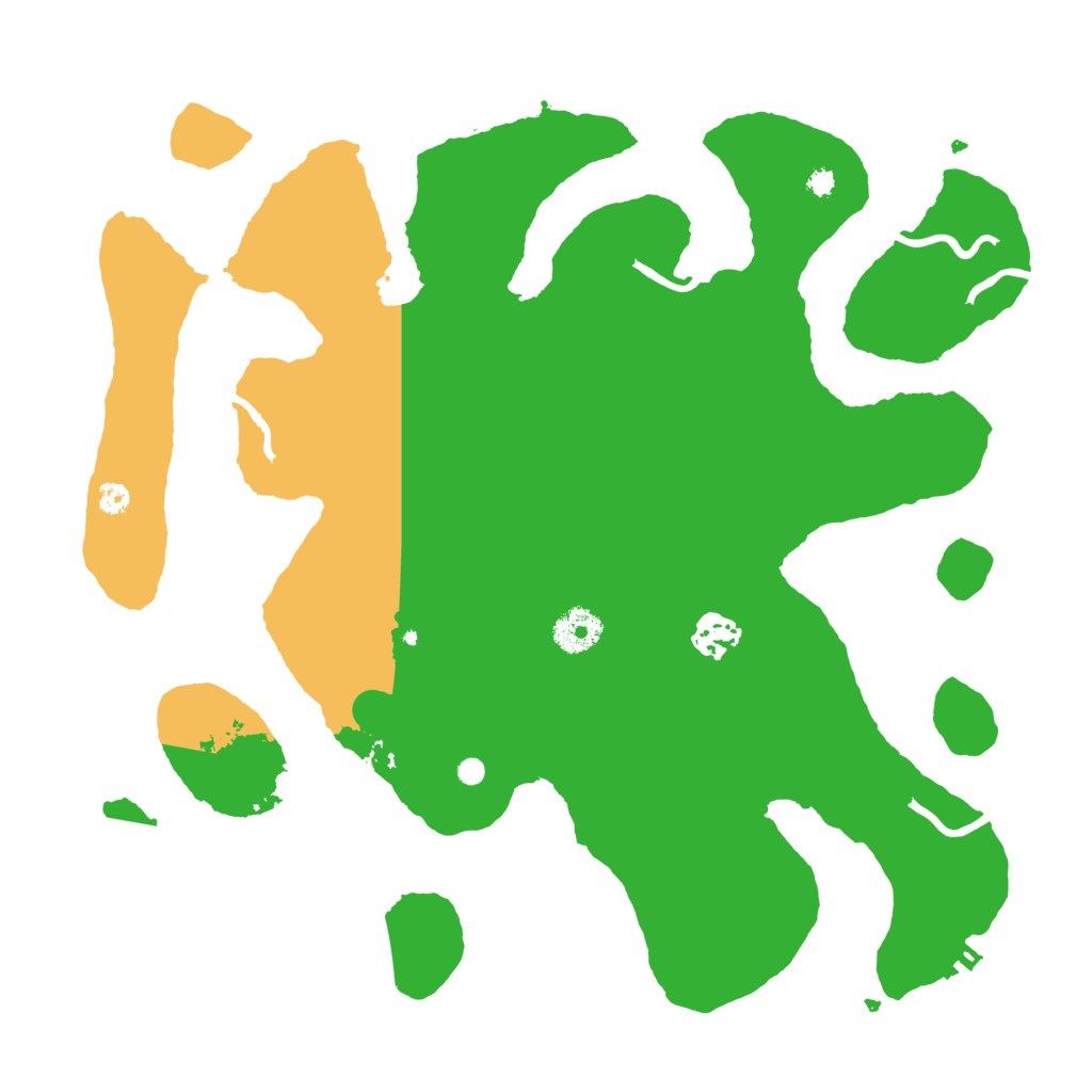 Biome Rust Map: Procedural Map, Size: 3550, Seed: 26601