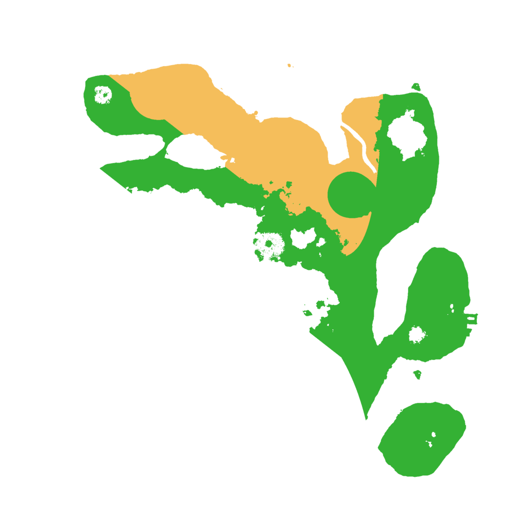 Biome Rust Map: Procedural Map, Size: 3000, Seed: 498632