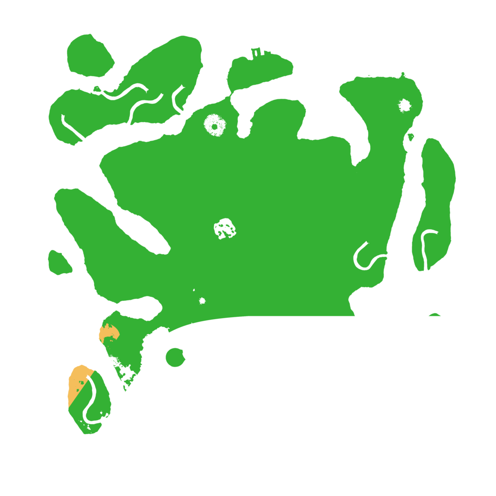 Biome Rust Map: Procedural Map, Size: 3500, Seed: 28133640