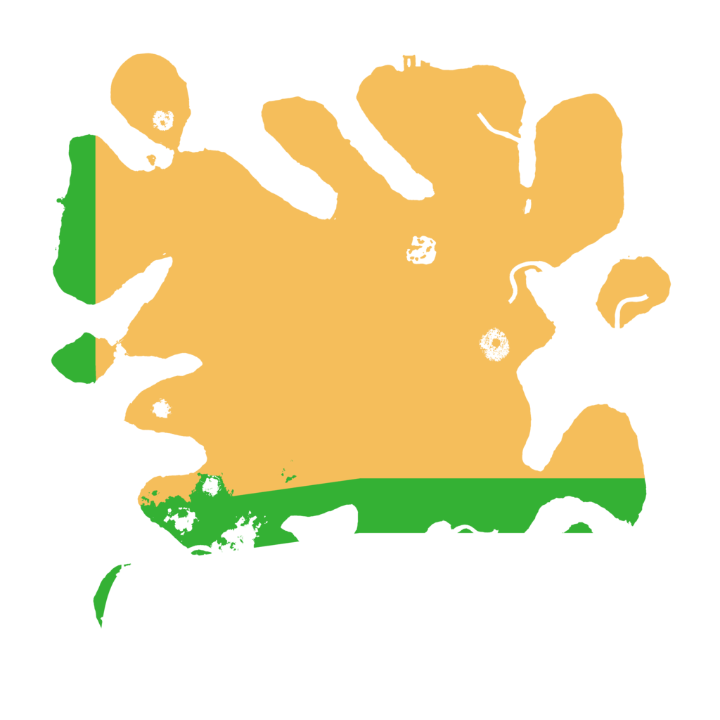 Biome Rust Map: Procedural Map, Size: 3550, Seed: 796769