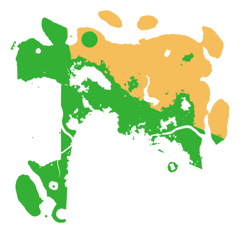 Biome Rust Map: Procedural Map, Size: 4000, Seed: 206203