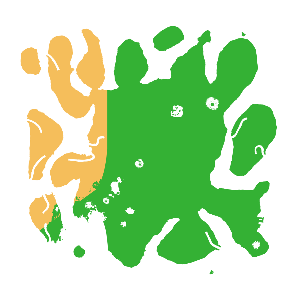 Biome Rust Map: Procedural Map, Size: 3550, Seed: 385161