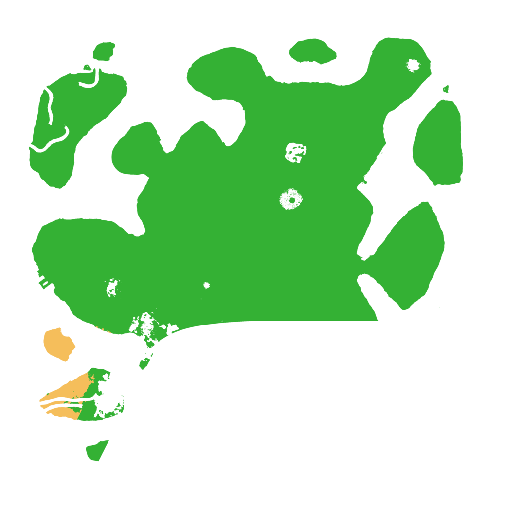 Biome Rust Map: Procedural Map, Size: 3600, Seed: 22222