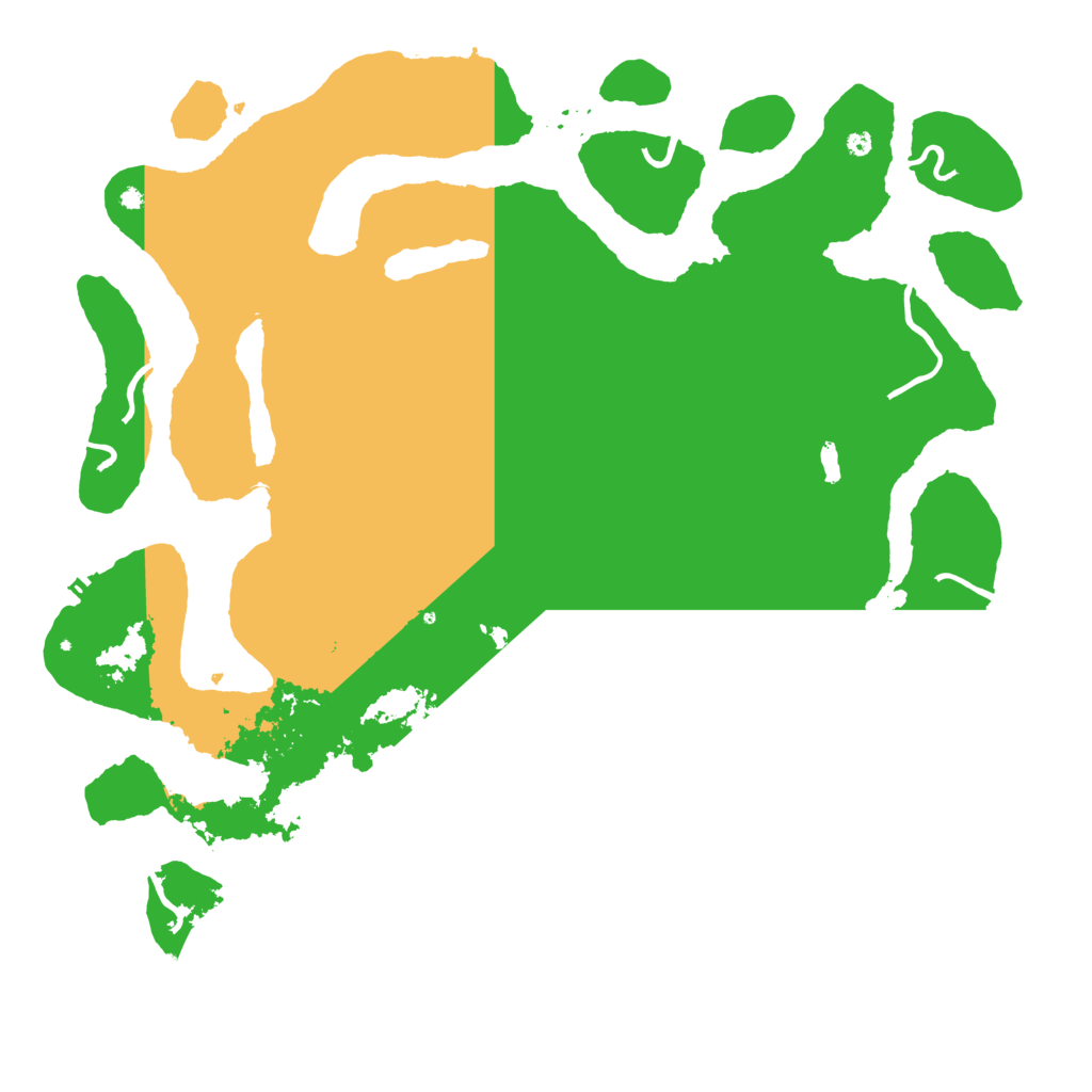 Biome Rust Map: Procedural Map, Size: 4500, Seed: 483445