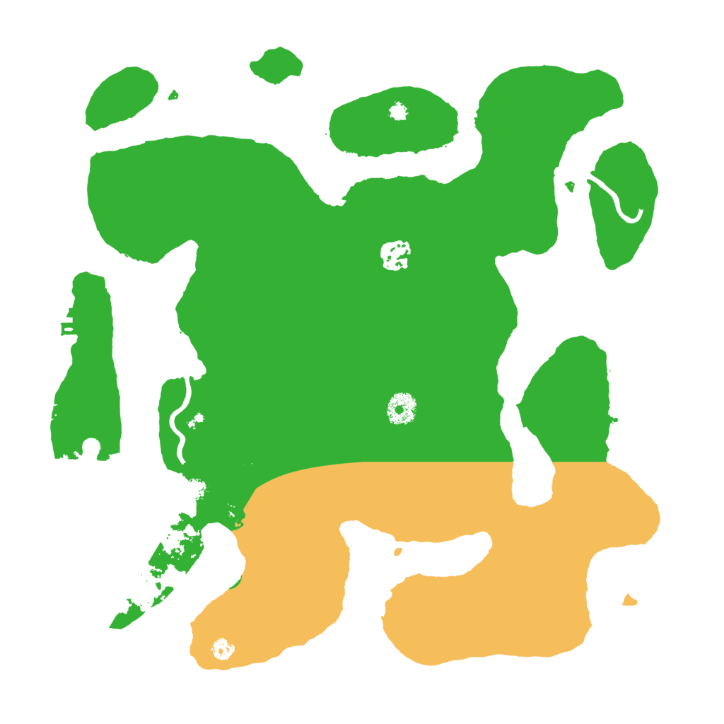 Biome Rust Map: Procedural Map, Size: 3500, Seed: 2993791