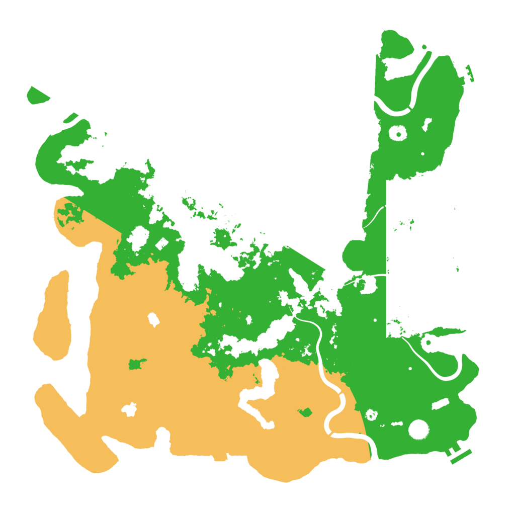 Biome Rust Map: Procedural Map, Size: 4500, Seed: 5934816