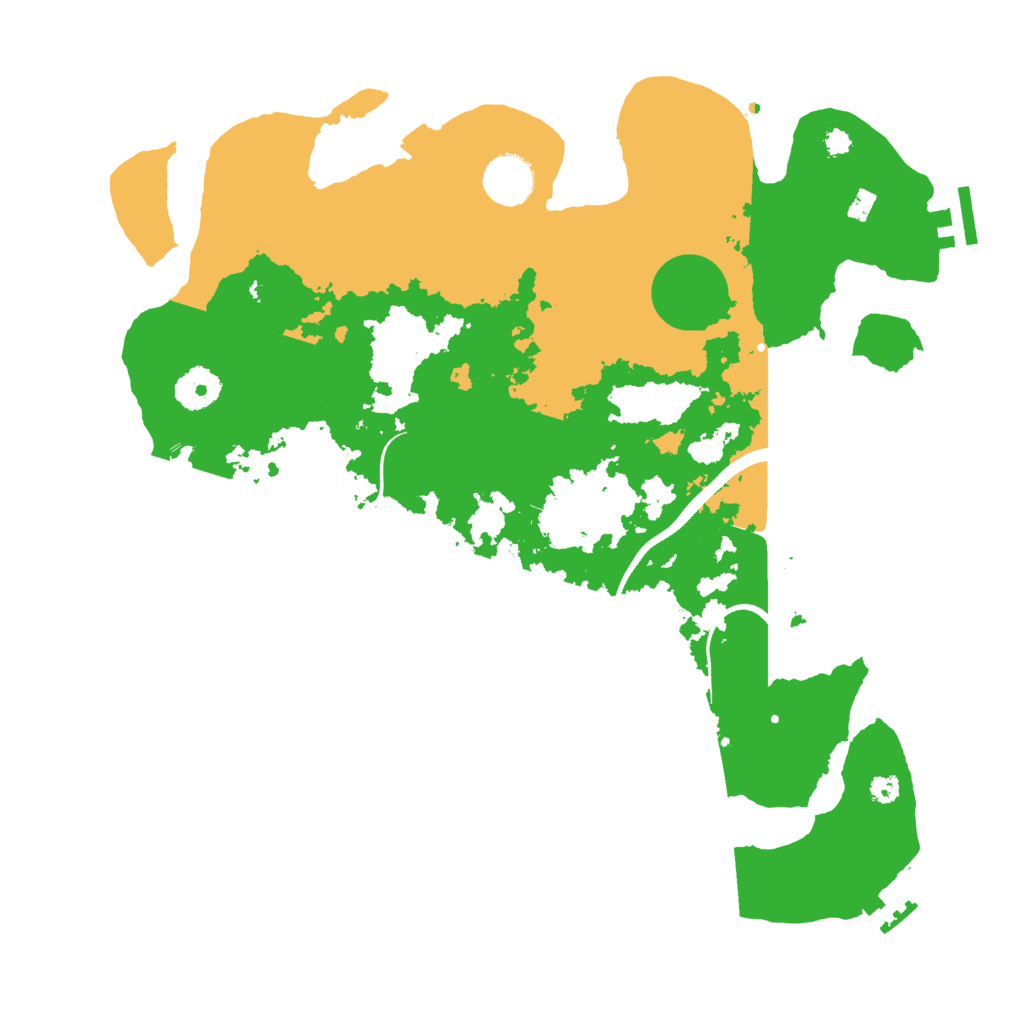 Biome Rust Map: Procedural Map, Size: 3550, Seed: 953536