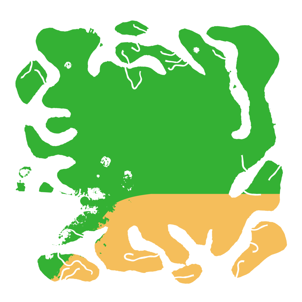 Biome Rust Map: Procedural Map, Size: 4500, Seed: 1399398