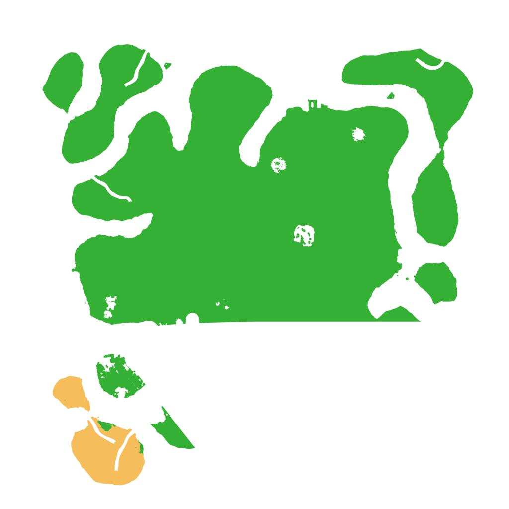 Biome Rust Map: Procedural Map, Size: 3500, Seed: 1911308