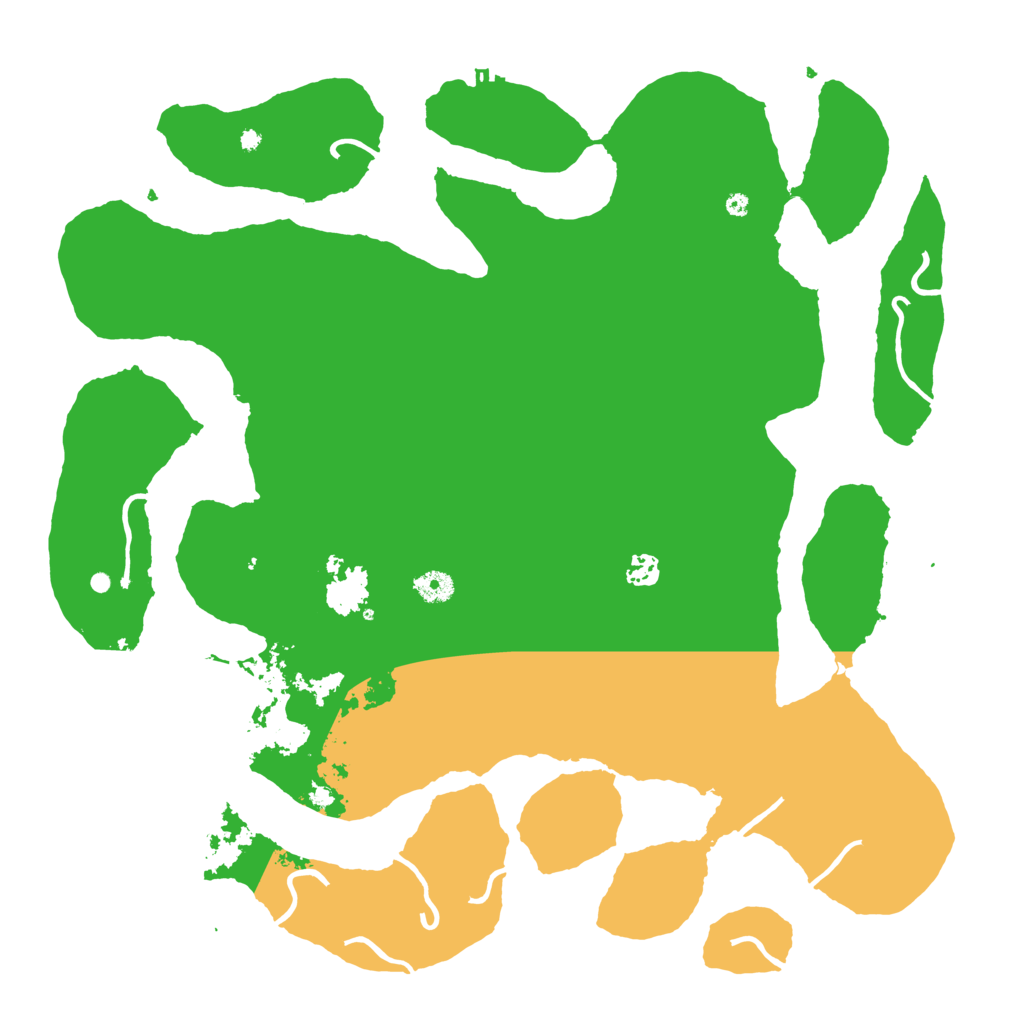 Biome Rust Map: Procedural Map, Size: 4500, Seed: 2557660