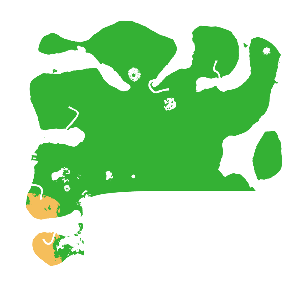 Biome Rust Map: Procedural Map, Size: 3550, Seed: 464359