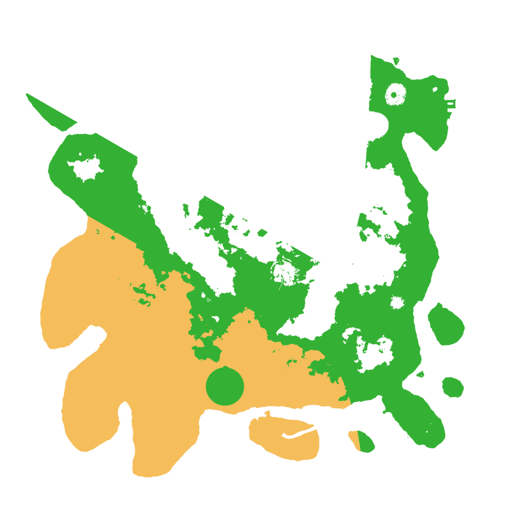 Biome Rust Map: Procedural Map, Size: 3500, Seed: 4550089