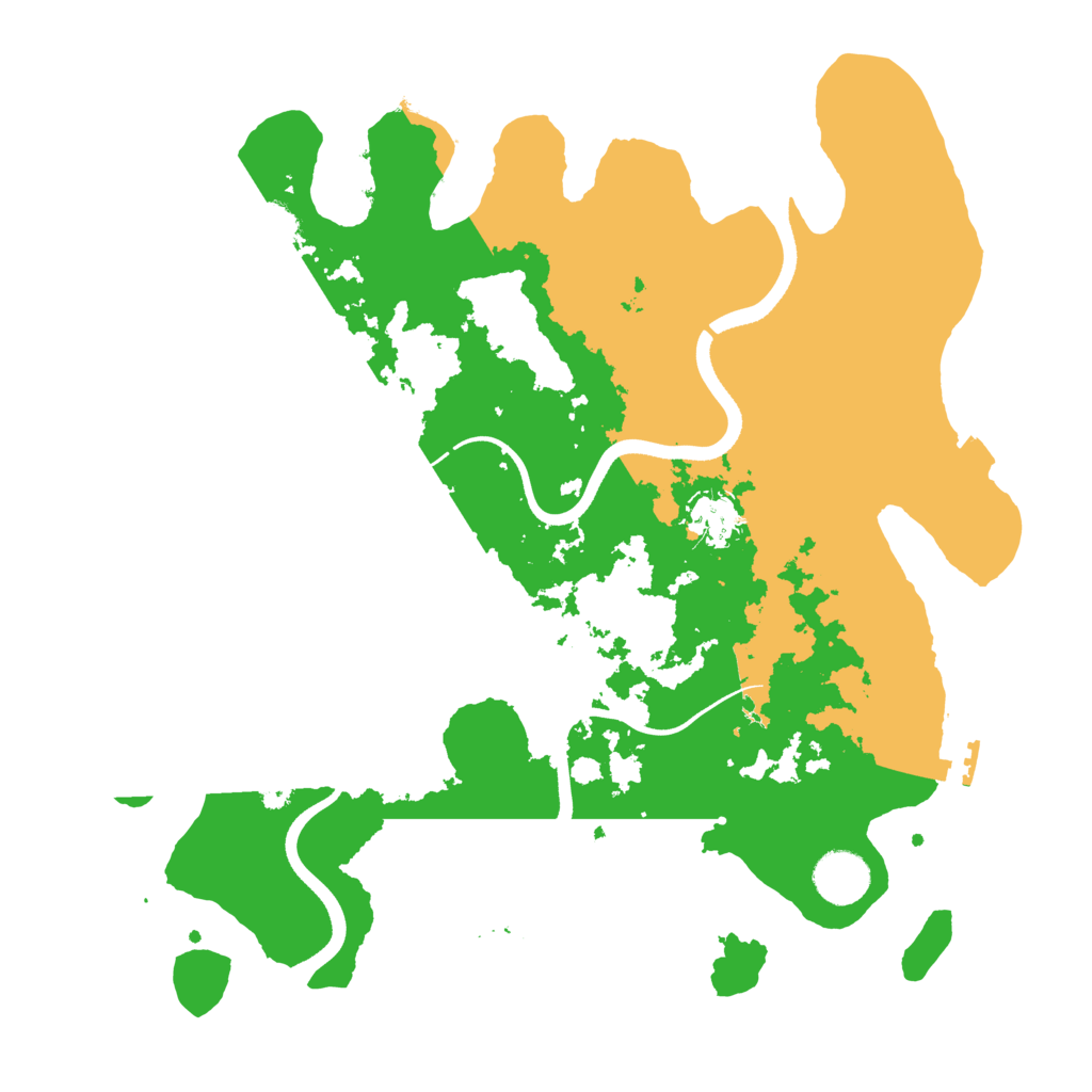 Biome Rust Map: Procedural Map, Size: 3550, Seed: 700052